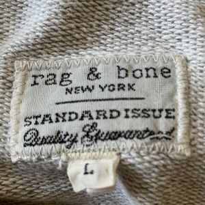 Rag & Bone loop back crewneck sweatshirt
